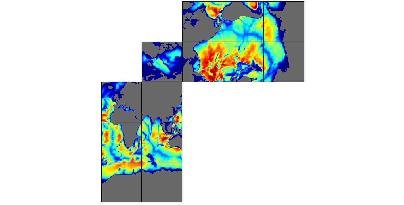 ECCO Ocean Bottom Pressure - Daily Mean llc90 Grid (Version 4 Release 4b)