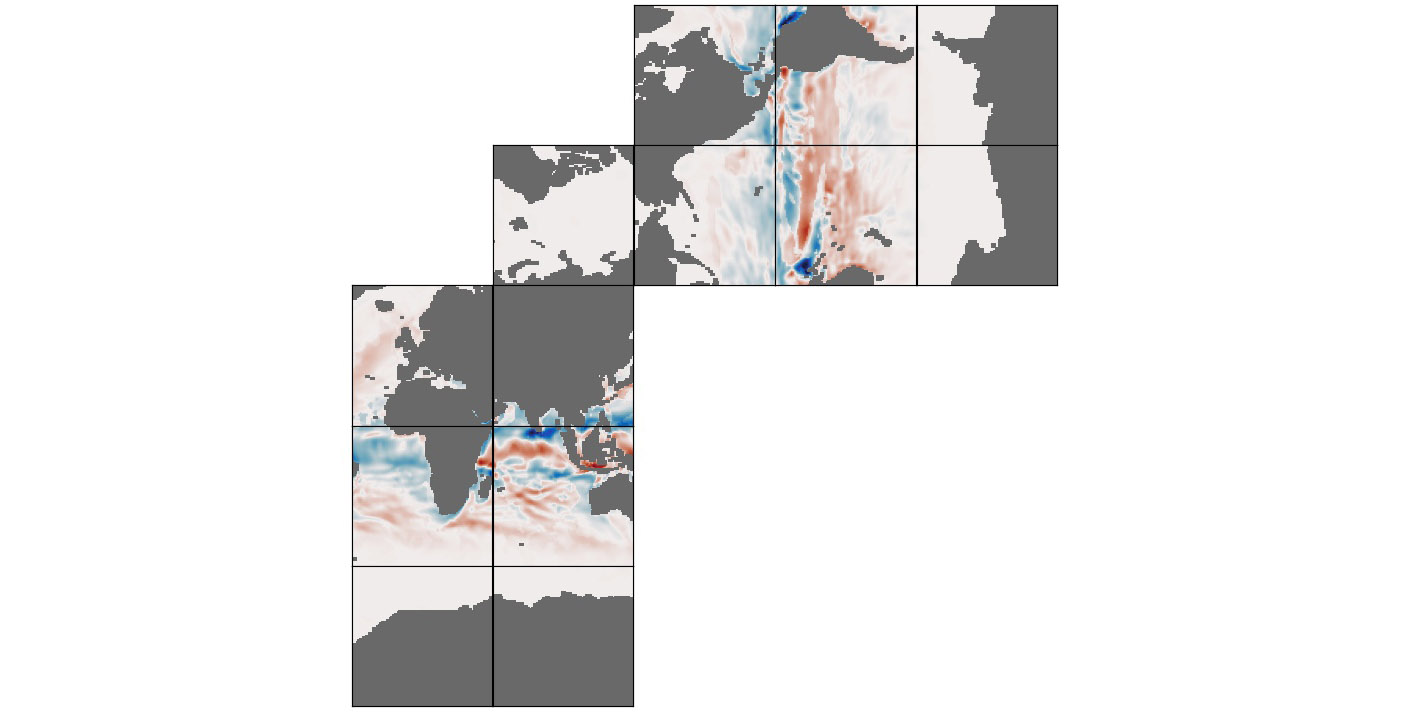 ECCO Ocean Three-Dimensional Potential Temperature Fluxes - Daily Mean llc90 Grid