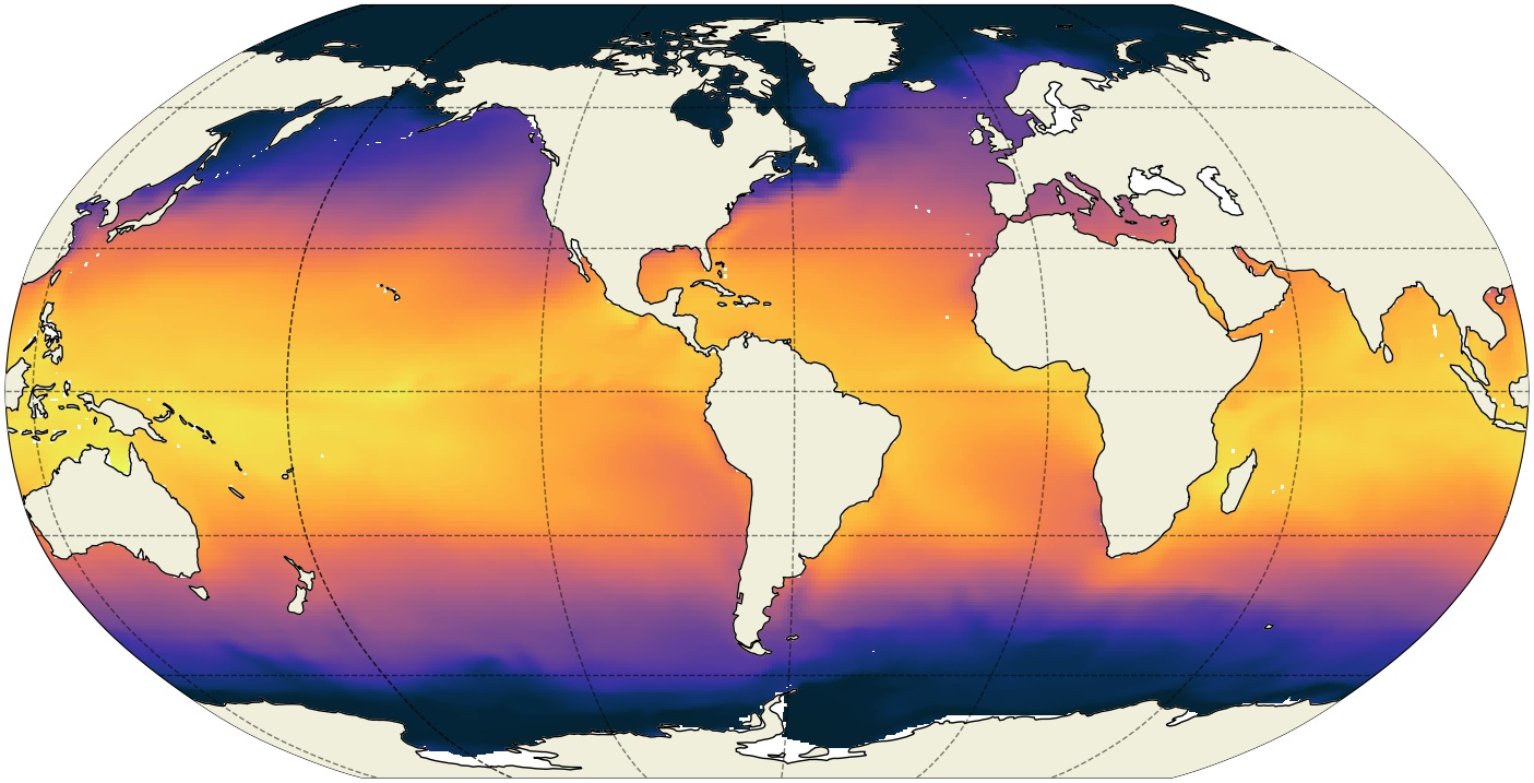 ECCO Ocean Temperature and Salinity - Daily Mean 0.5 Degree