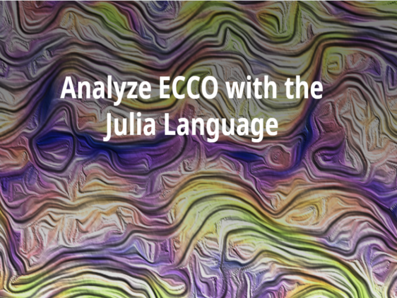 Analyze ECCO with the Julia Language